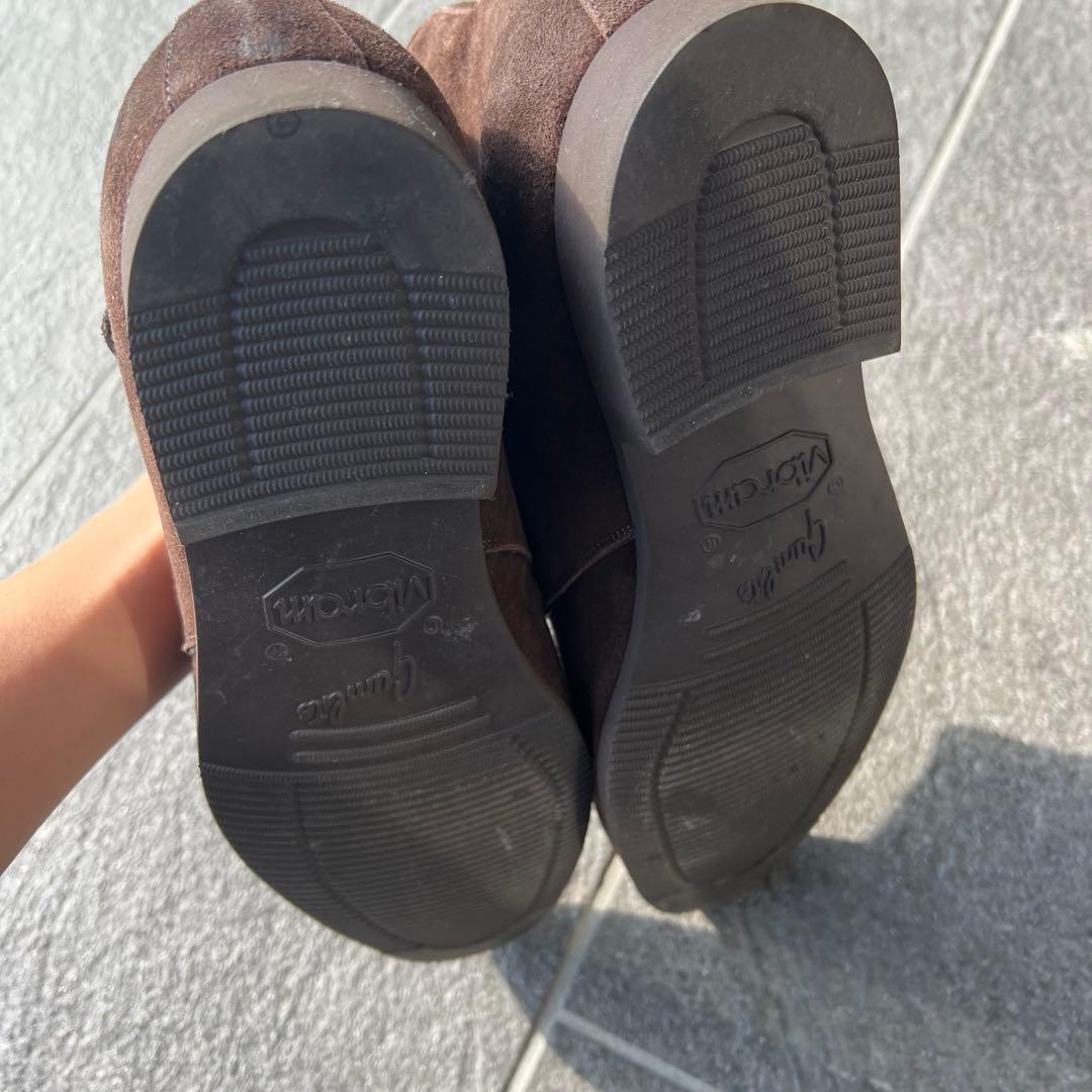 ferranteダークブラウン スエード ドレスシューズ 美品