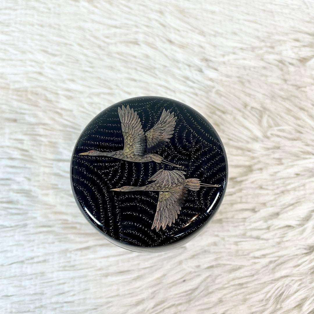極美品 幸菜策 棗 双鶴沈金 茶道具 輪島 - メルカリ