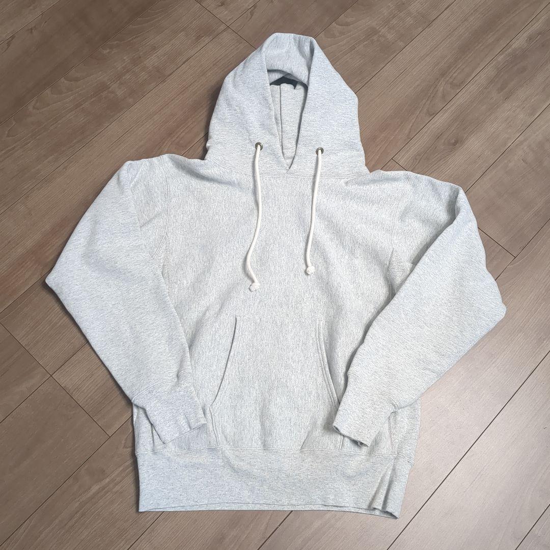 Champion グレー 赤タグ　パーカー