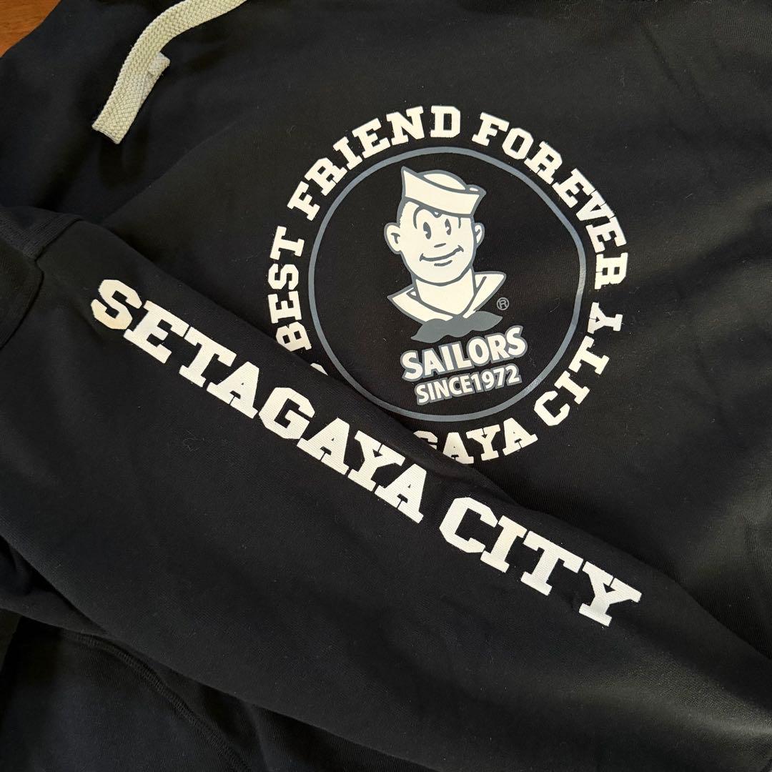 【超美品 即完売品】SAILORS セーラーズ ブラックビッグパーカー