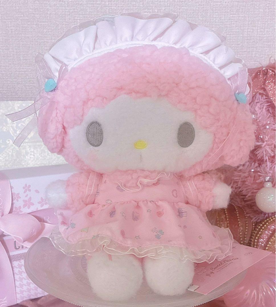 希少♡激レア♡サンリオ♡ピアノちゃん♡メレンゲ♡ぬいぐるみ♡ピンク♡sanrio
