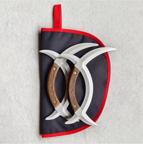 【子午鴛鴦タンタル】2本日本刀　模造刀　 肋差 短刀 刀装具 鑑賞用 贈り物 A