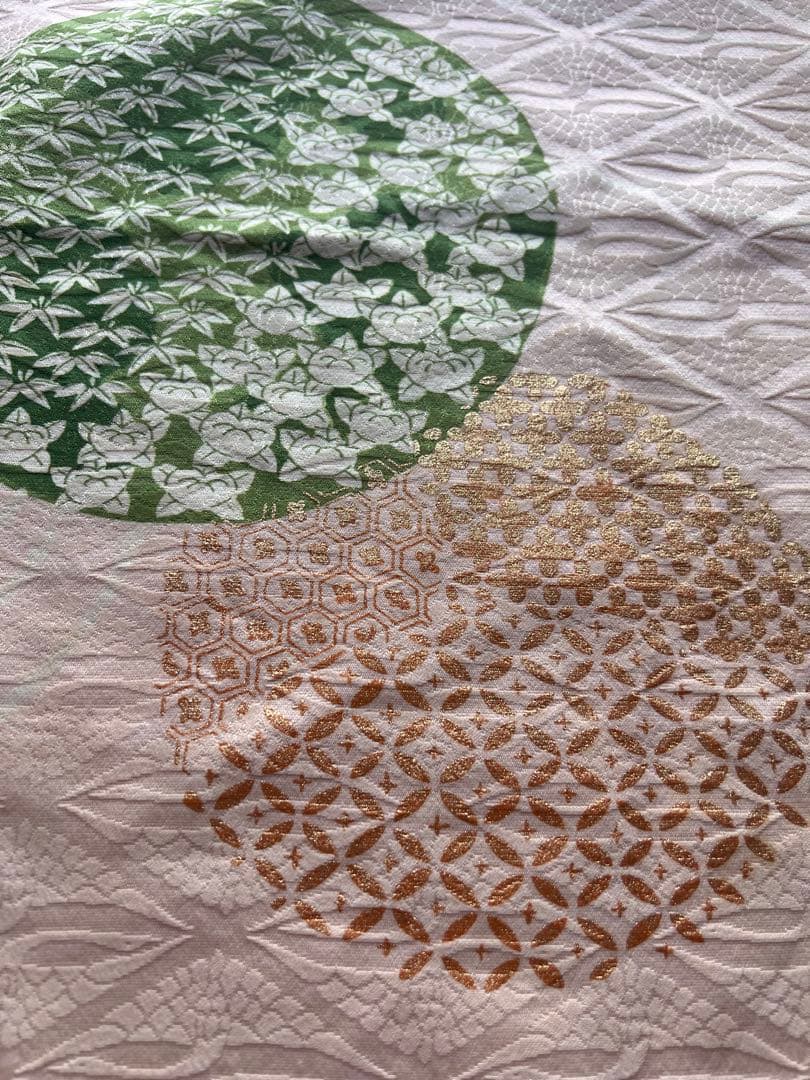 振袖 花柄 上品 豪華 金 赤 白 緑 青 長襦袢つき 白 青 振袖