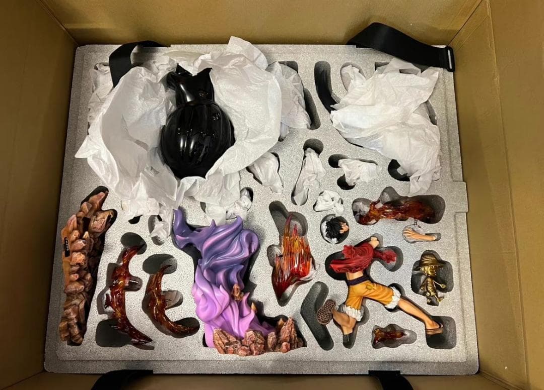 ワンピース LX 業火ルフィ ガレージキット ガレキ スタチュー フィギュア