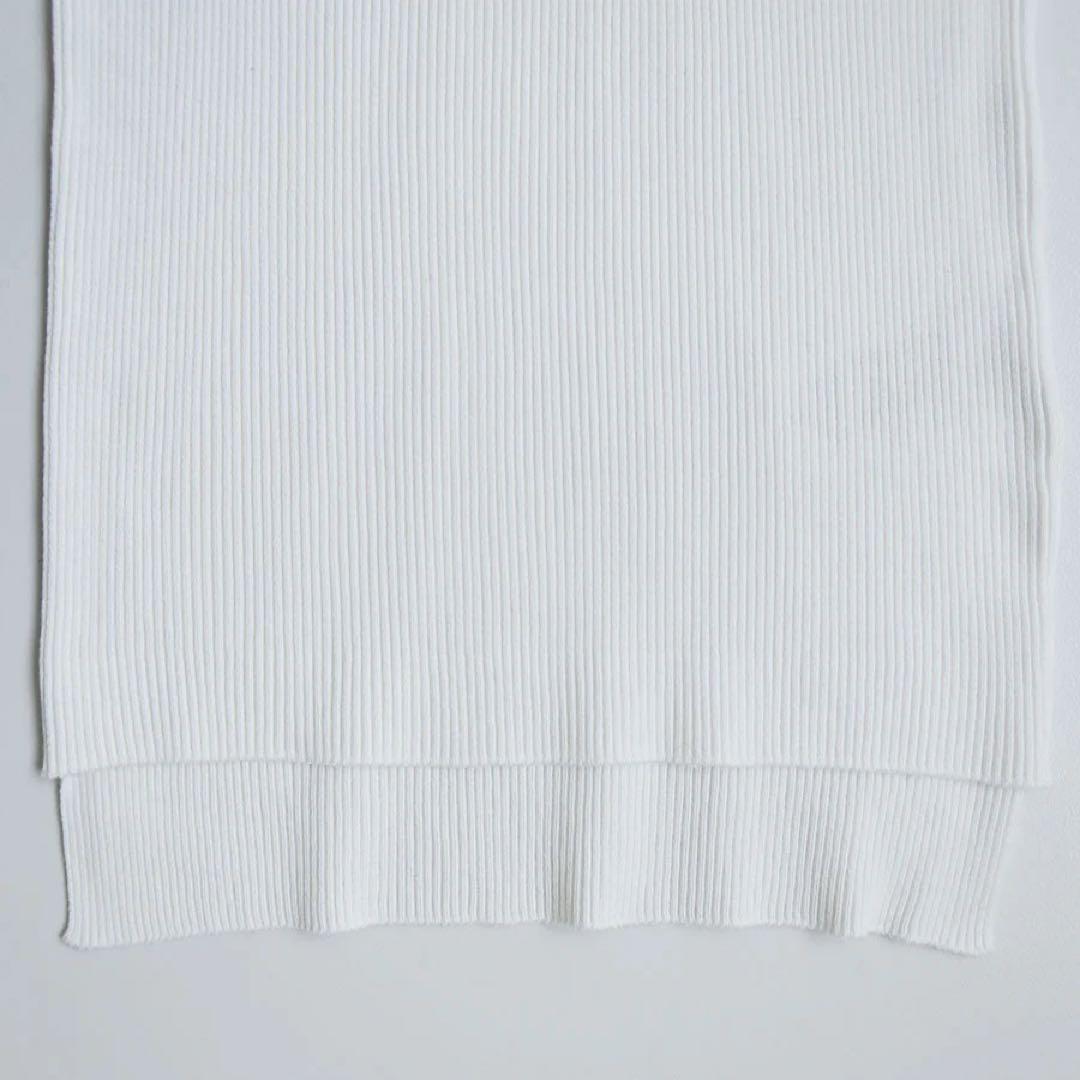 オーラリー GIZA HIGH GAUGE RIB KNIT TANK