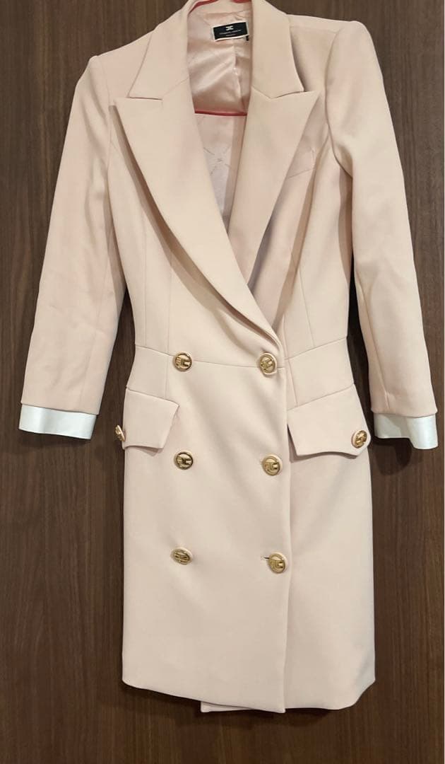 Elisabetta franchi ロングジャケット　コート 割引 ELISABETTA FRANCHI （エリザベッタフランキ） ロングコート