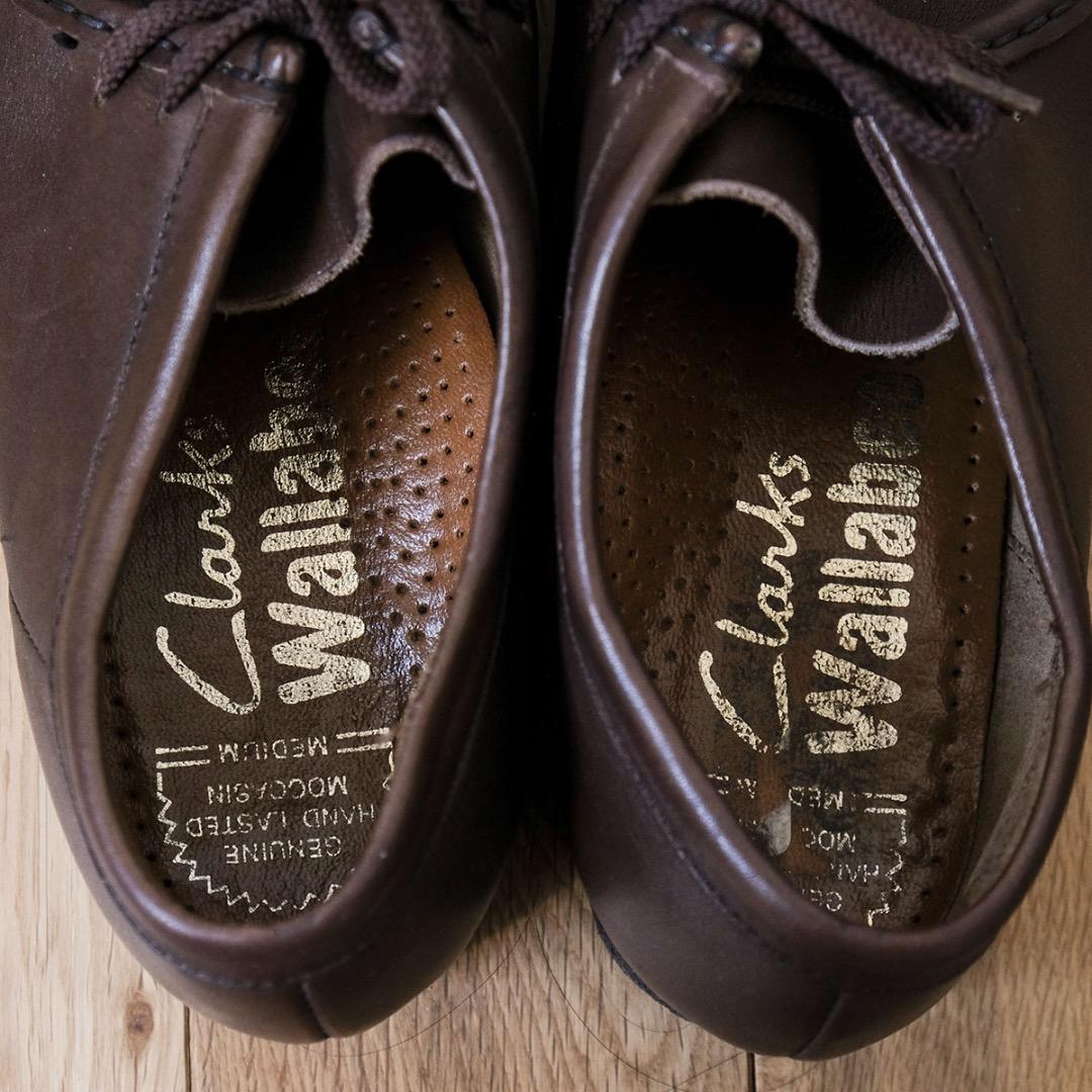 R*e様 希少アイルランド製 クラークス Clarks ワラビー スムースレザー