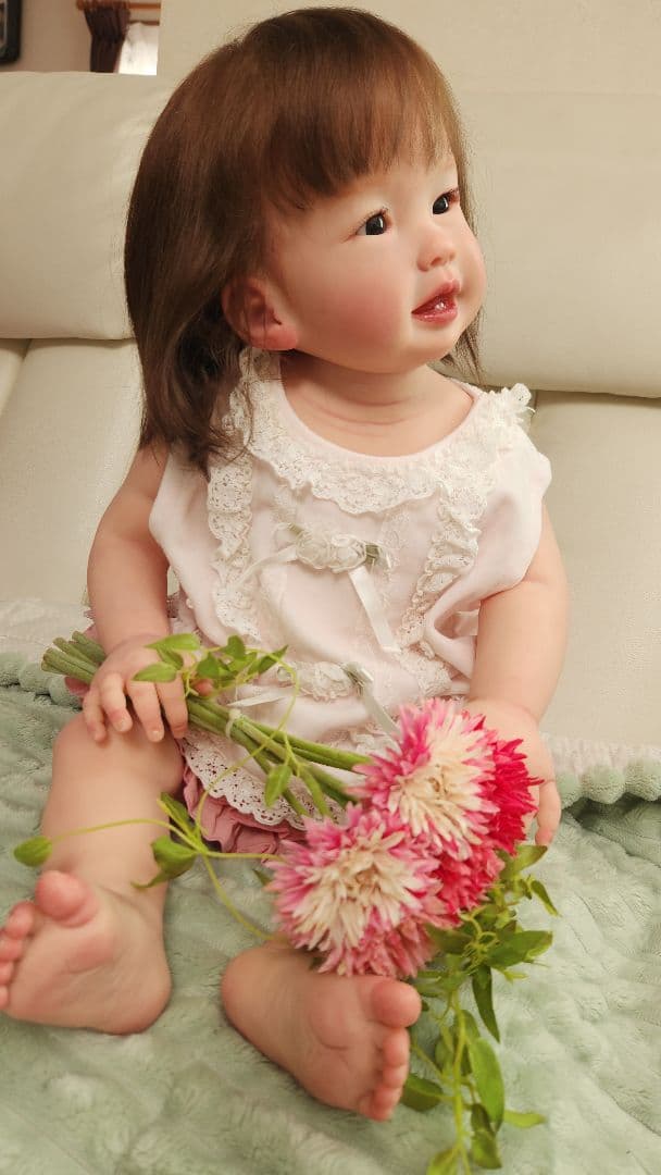 本物みたいな赤ちゃん人形☆Teegan by Pinglauリボーンドール