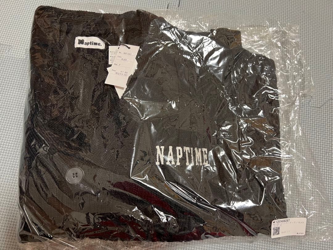 NAPTIME ニットカーディガン－BLACK