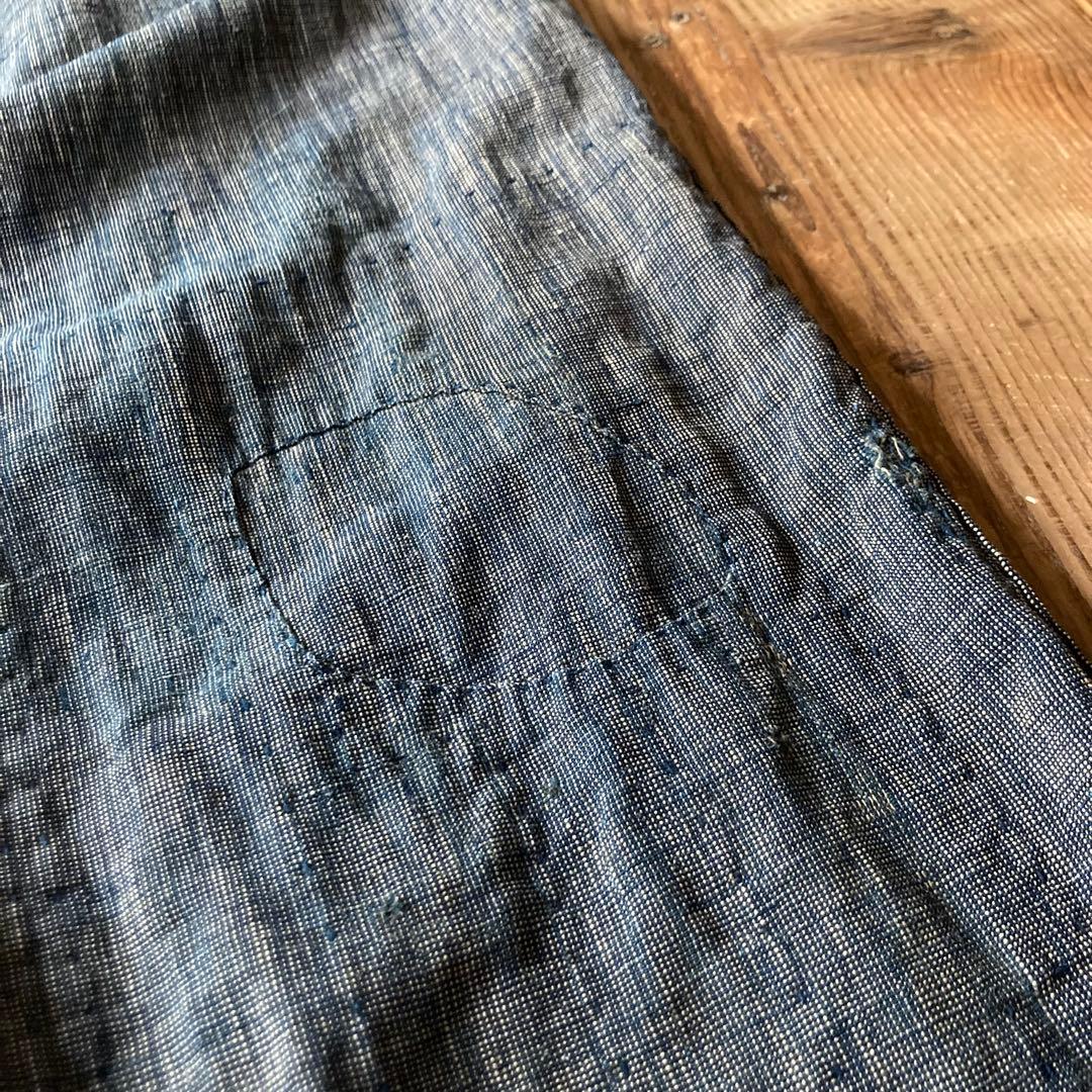 古布 布団皮 襤褸 BORO 木綿 ピエロもんぺ サルエル モンキーパンツ