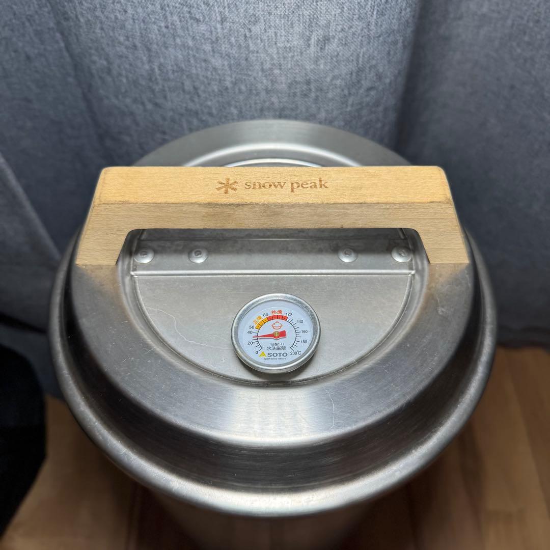 peak スノーピーク燻製器スモークマイスター モクーモ SOTO温度計