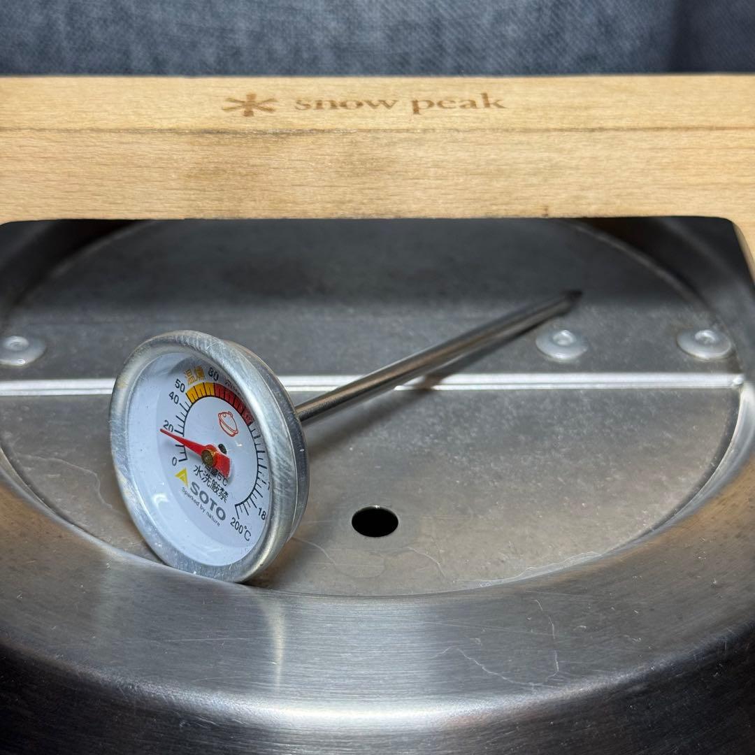 peak スノーピーク燻製器スモークマイスター モクーモ SOTO温度計