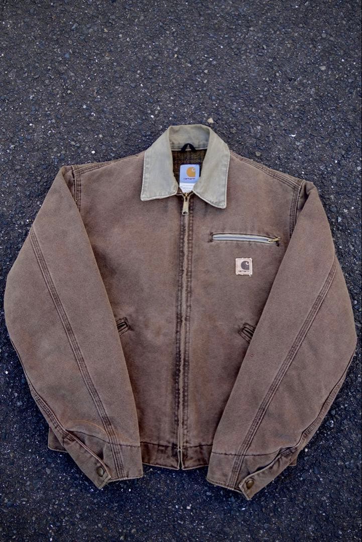 ヴィンテージ】Carhartt デトロイトジャケット J97 CHT USA カーハート