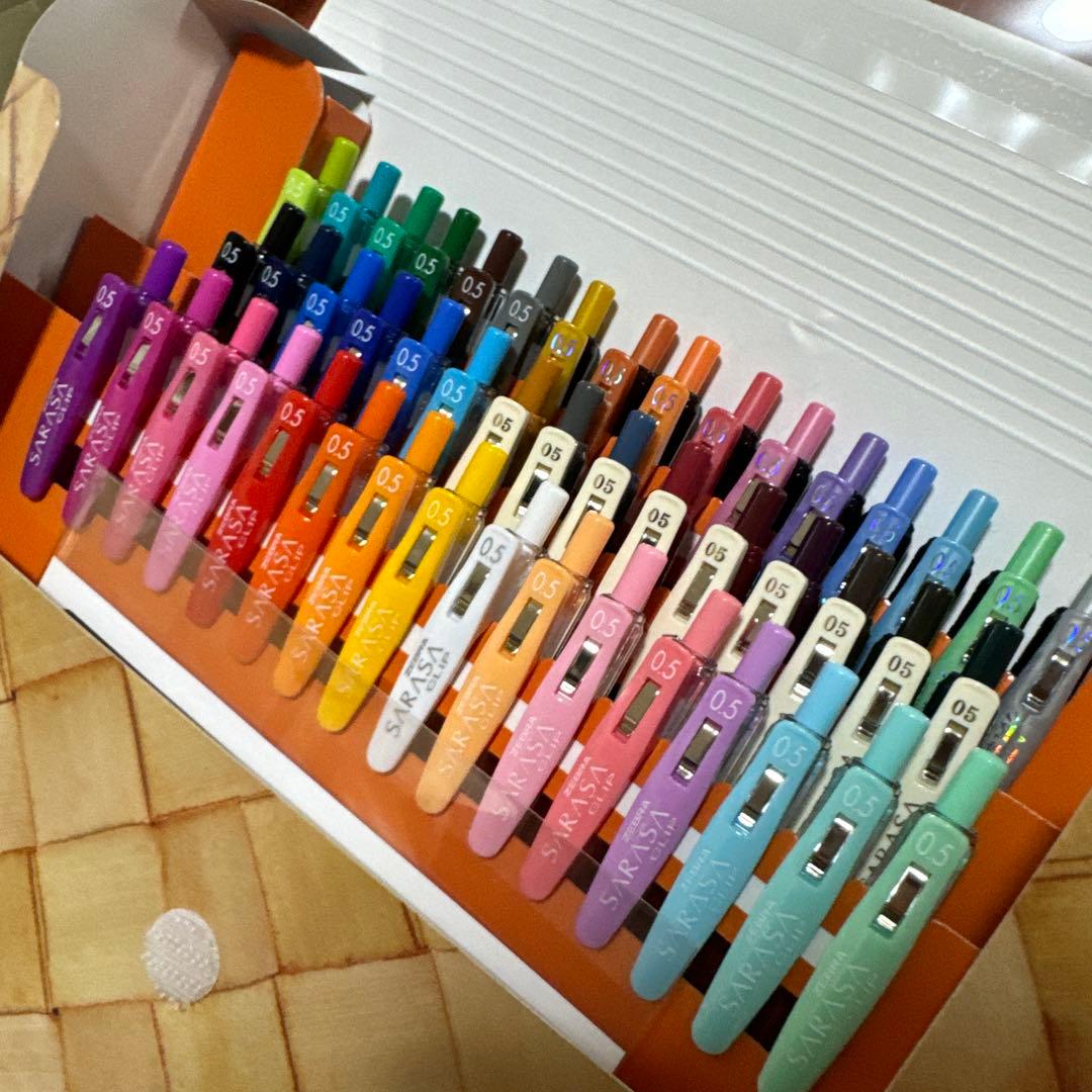 ゼブラ ジェルボールペン サラサクリップ 0.5mm 20周年記念 47色セット