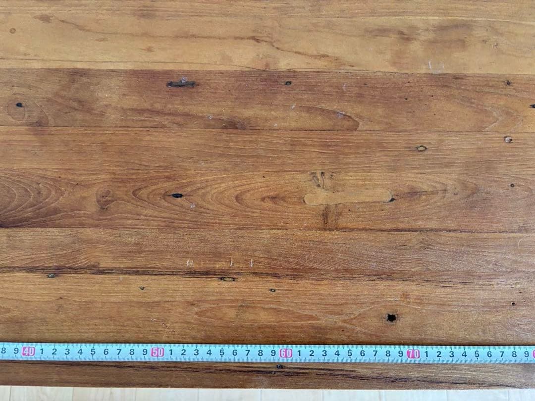 無垢材チーク・ダイニングテーブル （KNOLL）