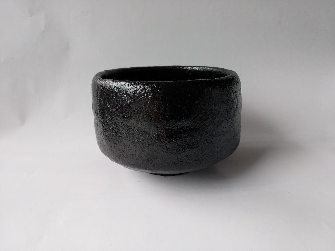 小西平内焼 太閤窯 原田聖龍 黒茶碗 共箱 黒楽茶道具 抹茶碗 茶碗 新品
