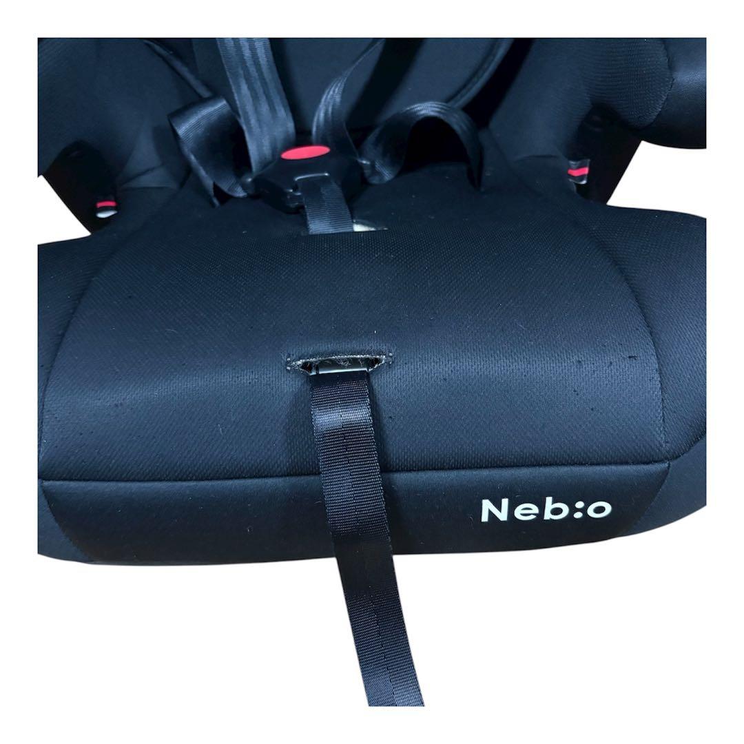 【美品】Nebio　ネビオ　ジュニアシートブラック　poppit F
