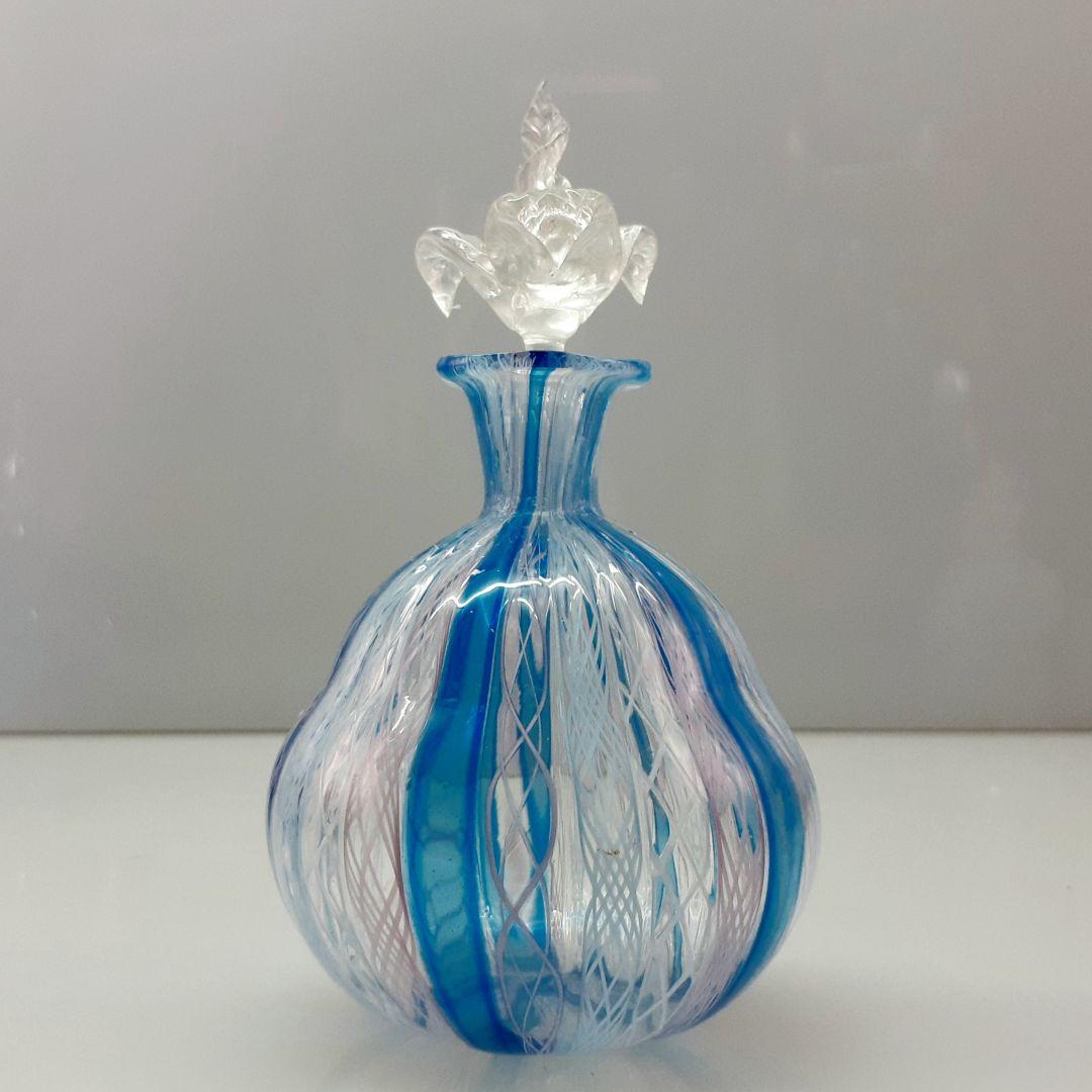 MURANO GLASS ムラノ 花蓋 香水瓶 パフュームボトル