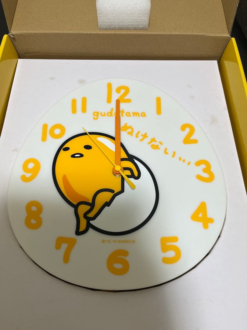 サンリオ ぐてたま LED ライト 時計 掛け時計　希少