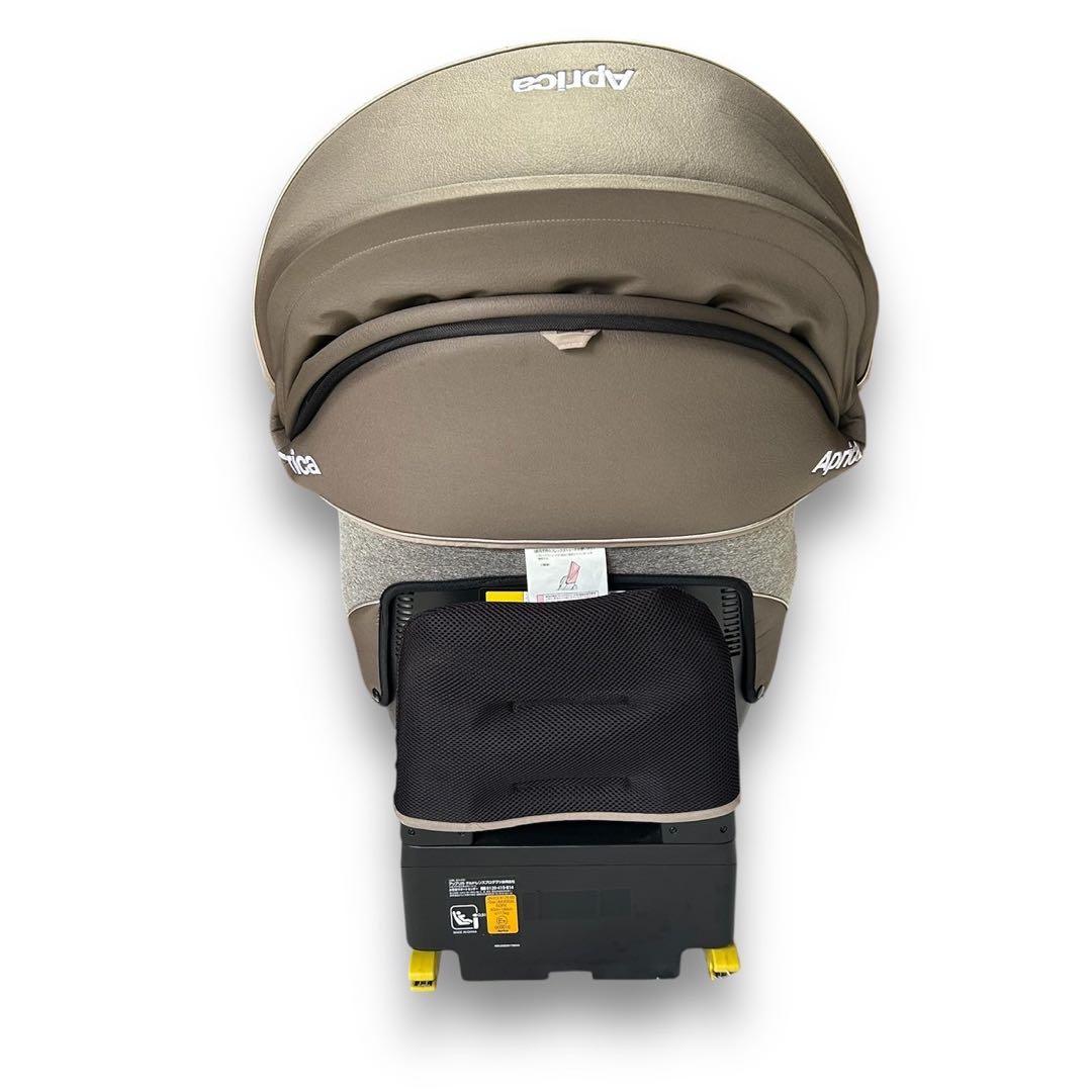 Aprica クルリラ プラス 360° セーフティー isofix ブラウン
