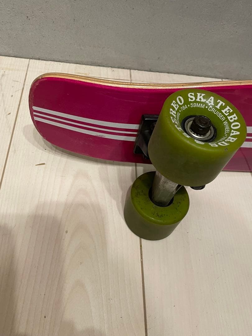 美品　Stereo ステレオ ウッドバイナルクルーザー　スケートボード