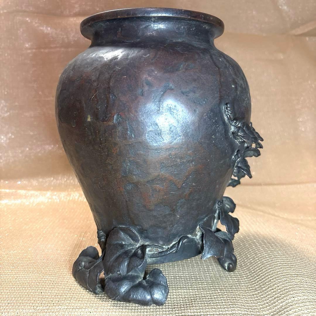 薄端▫️勝雲 六家勝太郎 ▫️花器 花瓶 花入 華道具▫️高岡銅器 骨董品▫️送料込