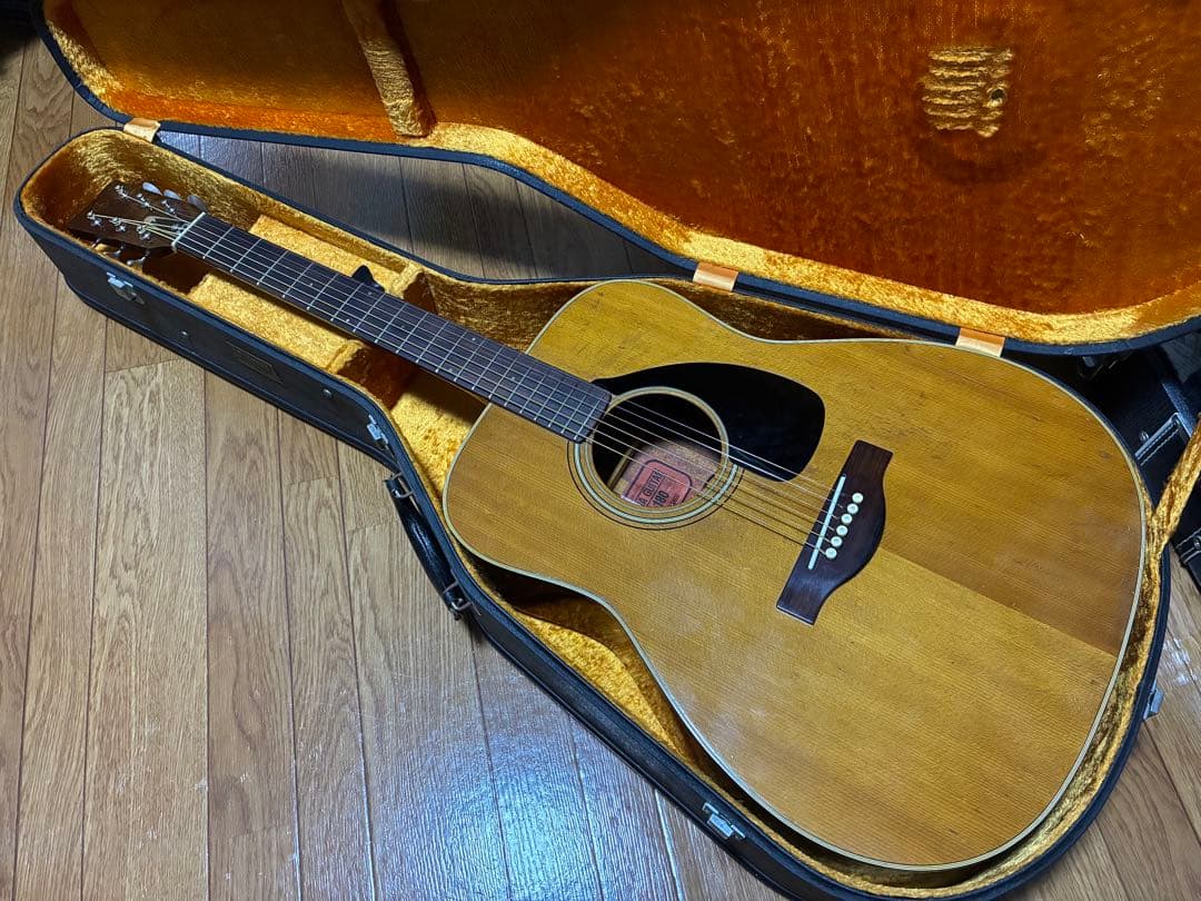 日本製 YAMAHA(ヤマハ)FG-180 赤ラベル エレアコ 純正HC付 日本製 YAMAHA(ヤマハ)FG-180 赤ラベル エレアコ 純正HC付 日本製