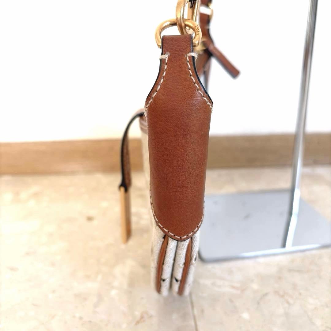 【ポロラルフローレン】美品✨リネン混 ID アイレット ワンショルダーバッグ