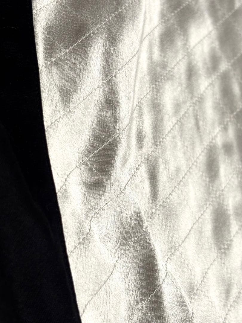 CHANEL 美品　ノースリーブ　トップス　パール　シルク100%