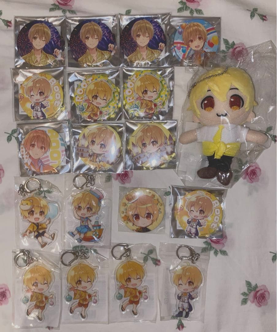 すとぷり るぅと セット 缶バッジ アクキー ぬいぐるみ Tシャツ すと