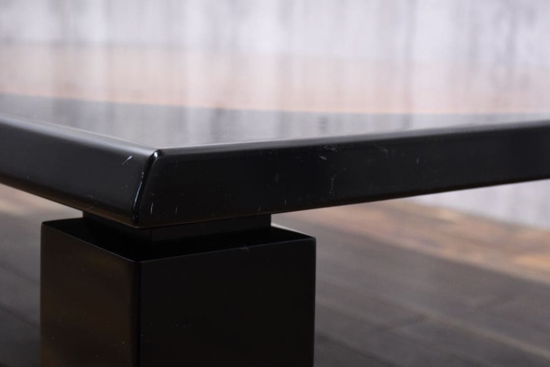 ADK195 カリモク 輪切り ブビンガ天板 座卓 5尺 ローテーブル