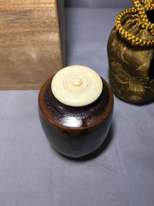 【茶道具】瀬戸肩衝茶入 茶入138
