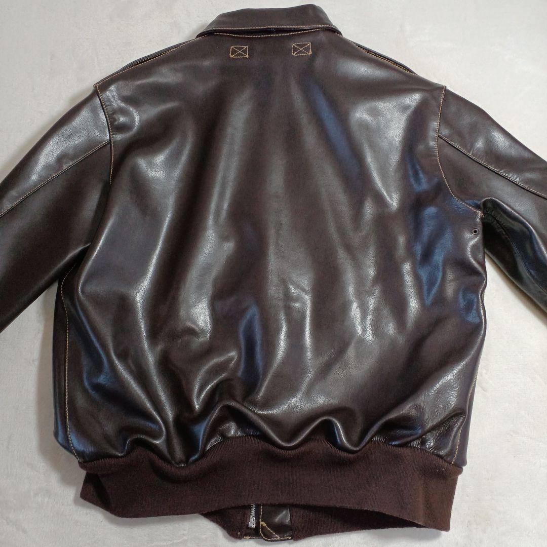 中田商店 モーガンメンフェスベル A-2 フライトジャケット 焦茶 サイズ