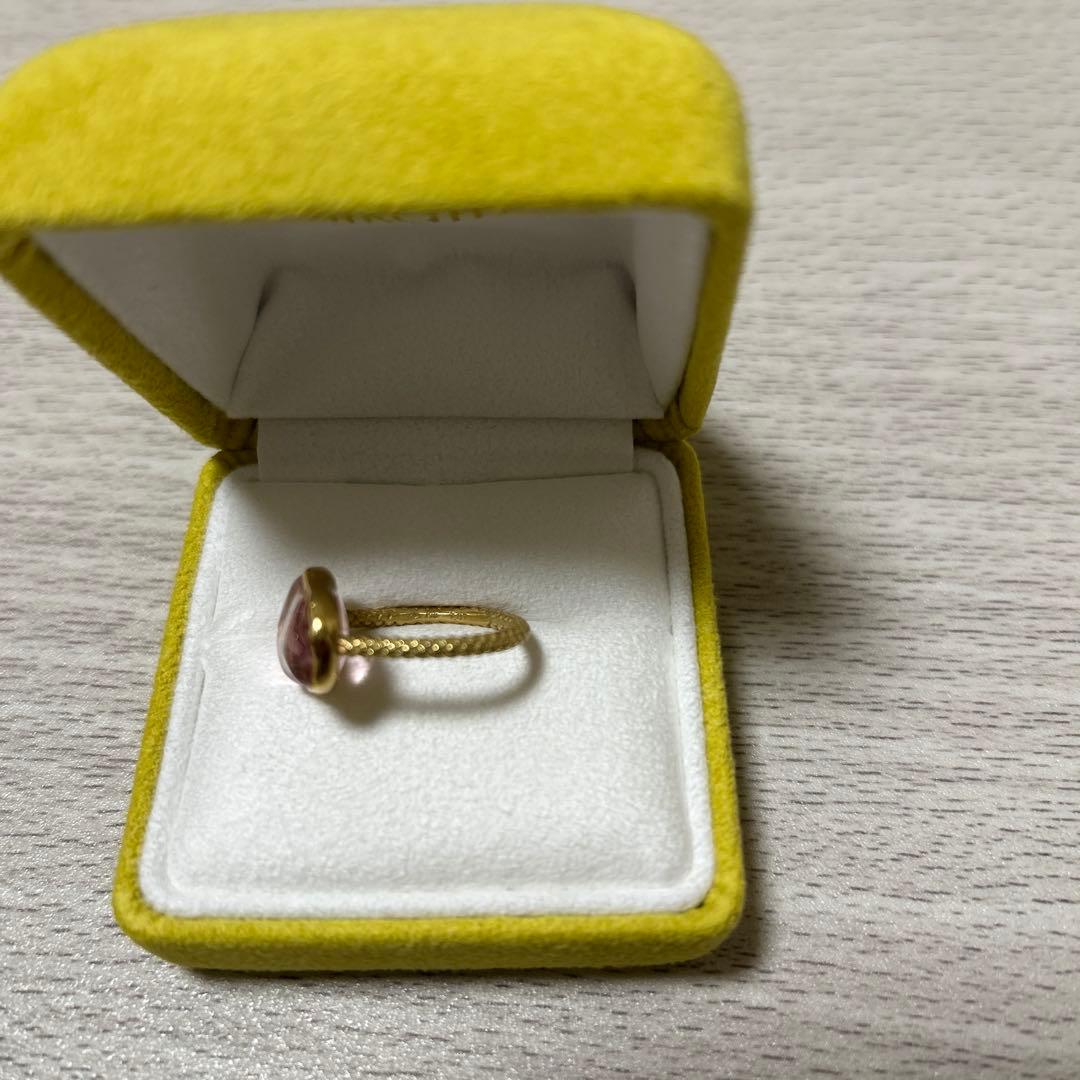 トーカティブ♡リング☺︎モルガナイト♡K18YG♡最終値下げ☺︎