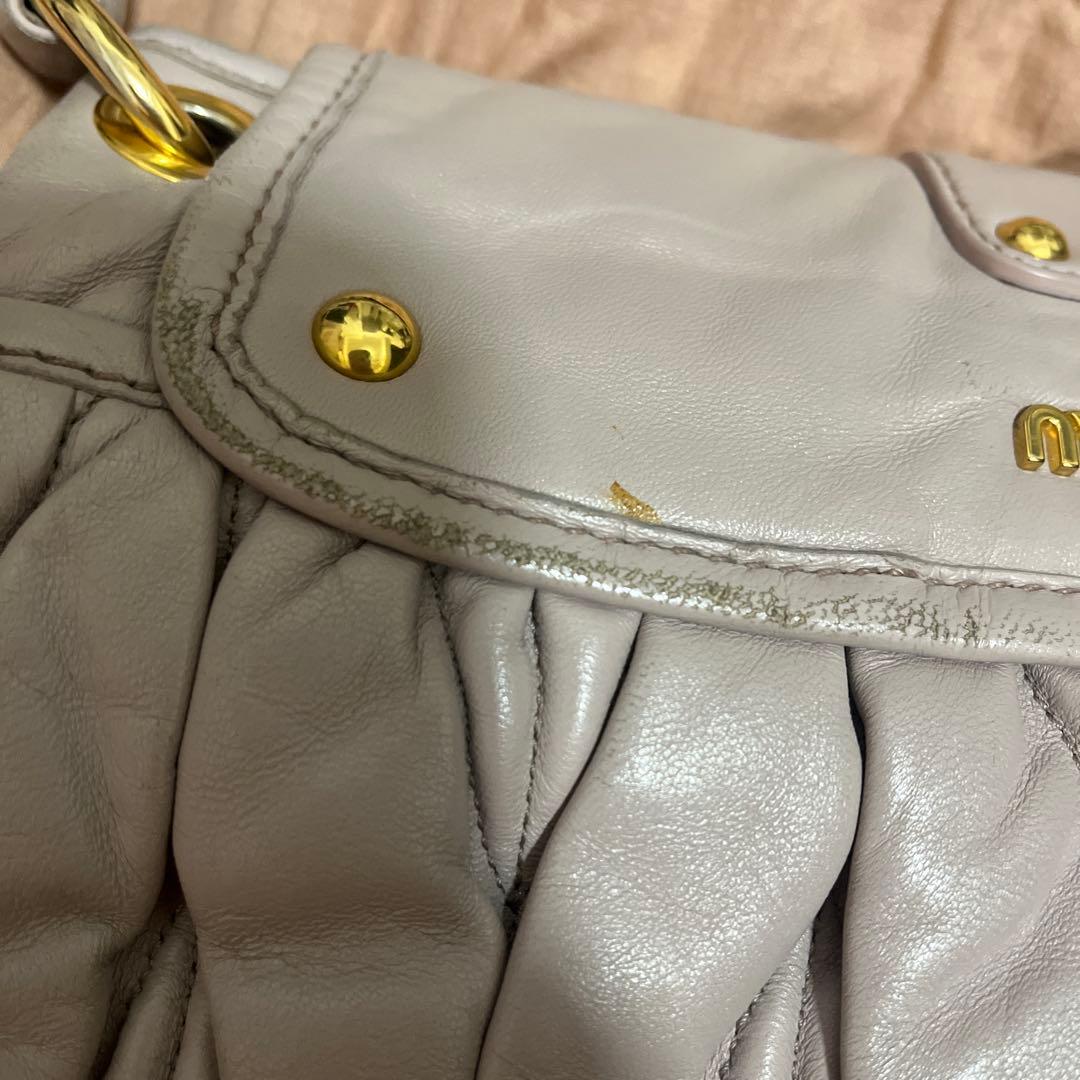 ⭐︎miu miu マトラッセ 2way ワンショルダーバッグ 美品⭐︎