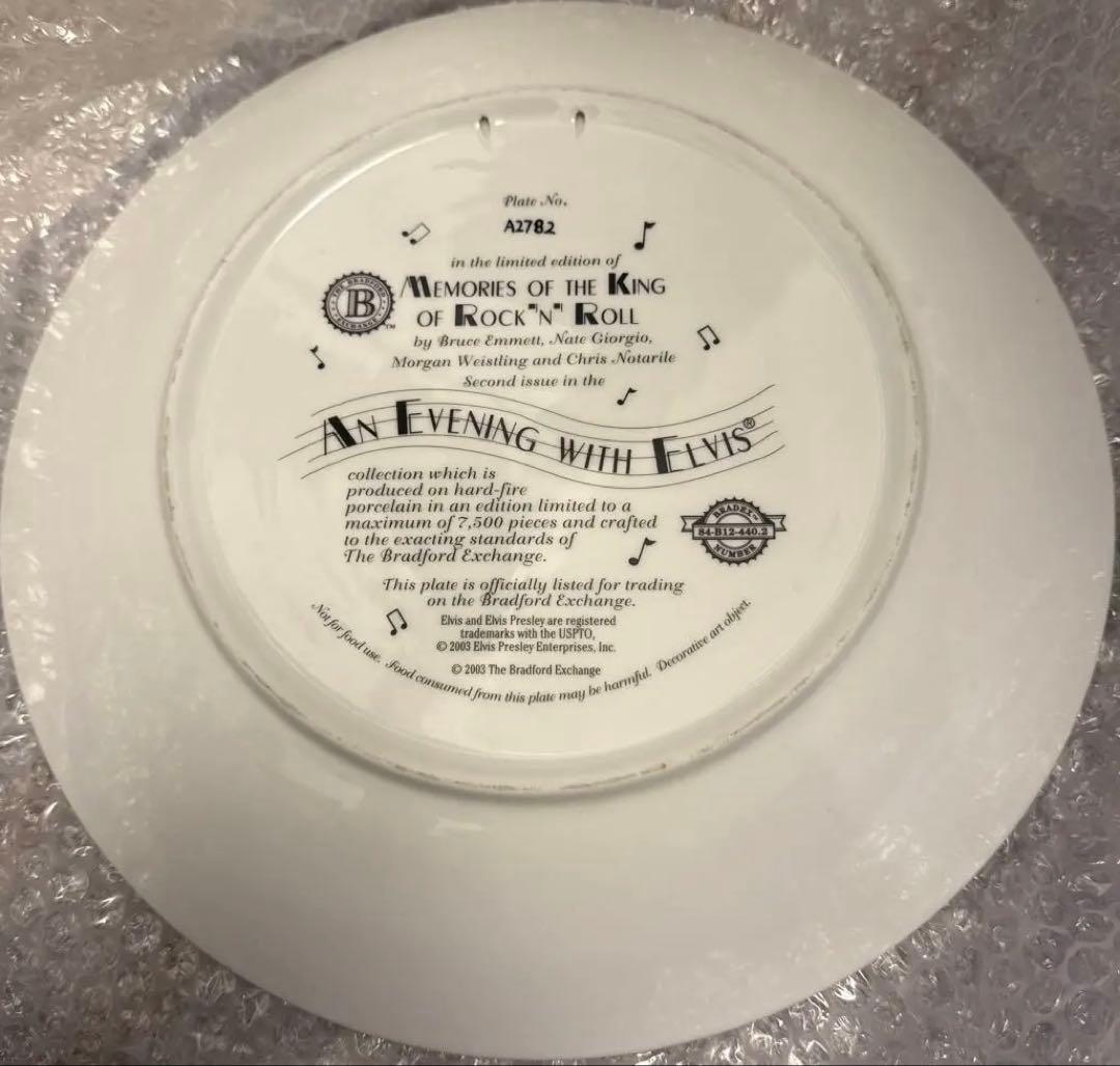 Elvis Presley エルヴィス 限定7500枚 プレート2 22K