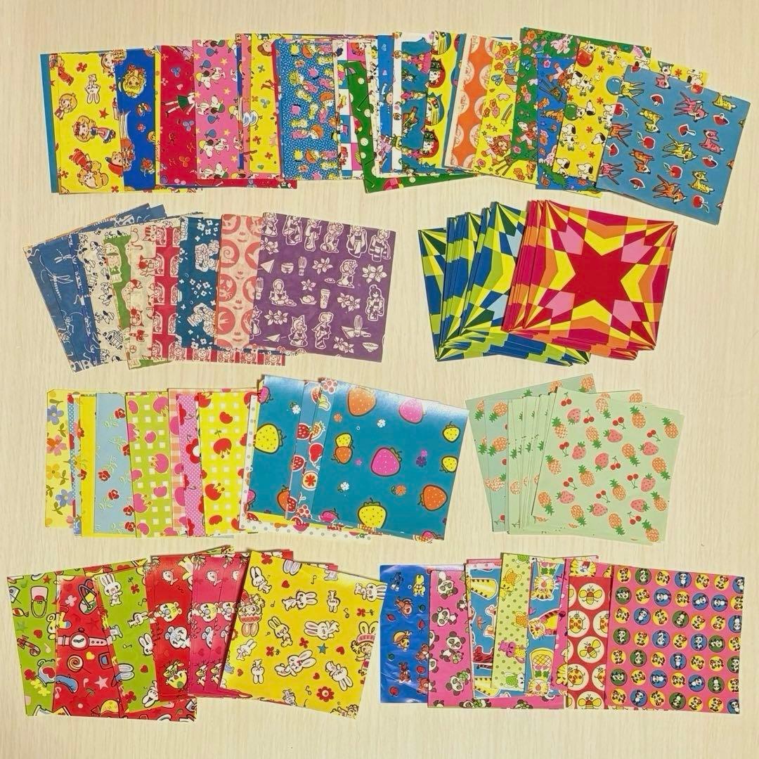 150枚以上】折り紙 千代紙 おりがみ 昭和レトロ 大量 当時物 レア