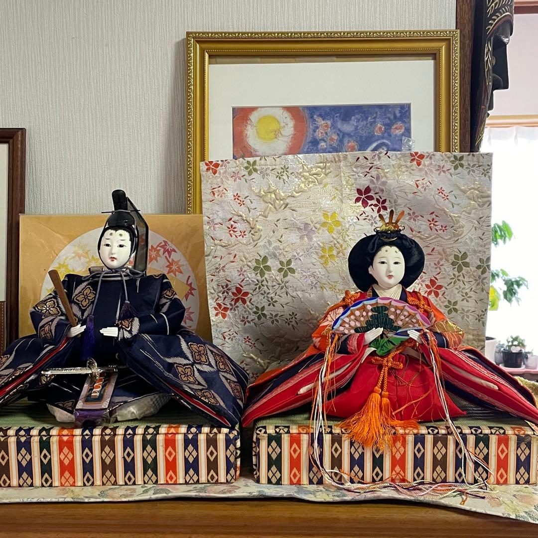 お雛様とお内裏様セット - メルカリ