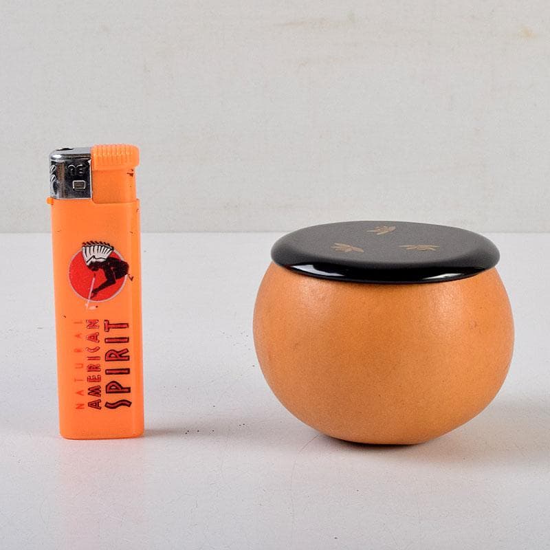 茶道具 北村葵春作 瓢箪 螺鈿装飾 螢蒔絵 茶器 共箱 V 9095