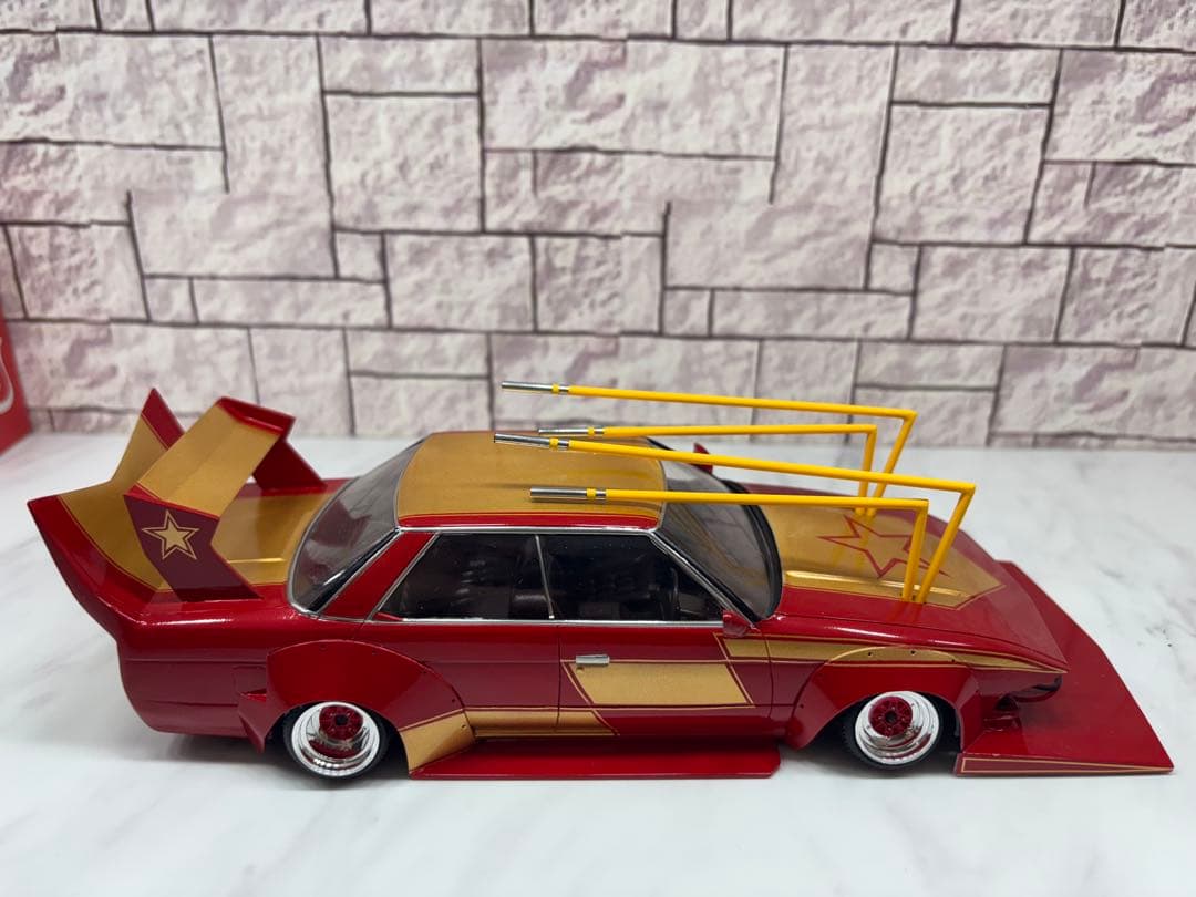 1/24 71マークii 完成品　街道レーサー　チバラギ仕様　旧車　グラチャン