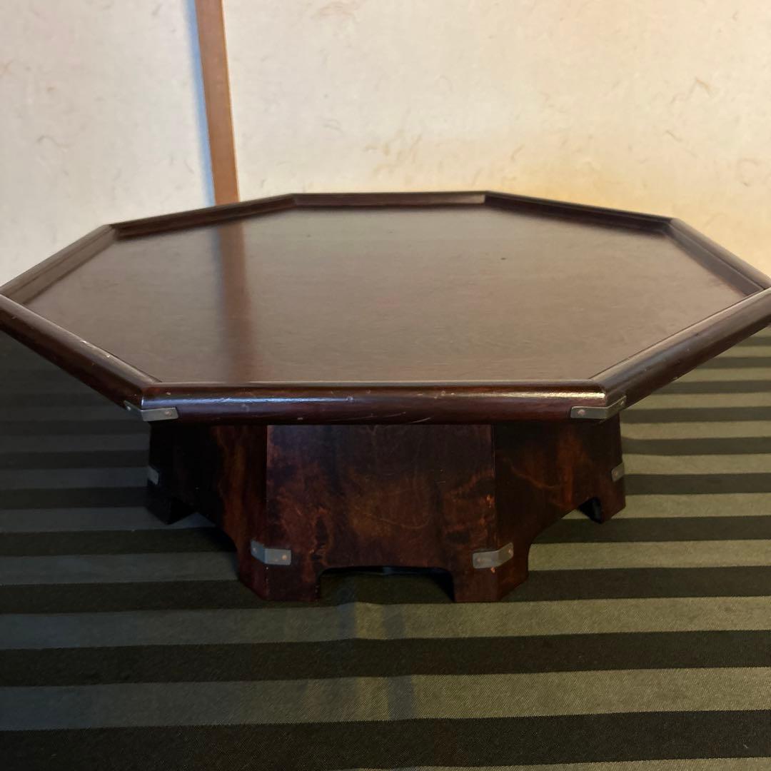 松本民芸家具 八角膳 ミズメザクラ 飾り台 花台 座卓机