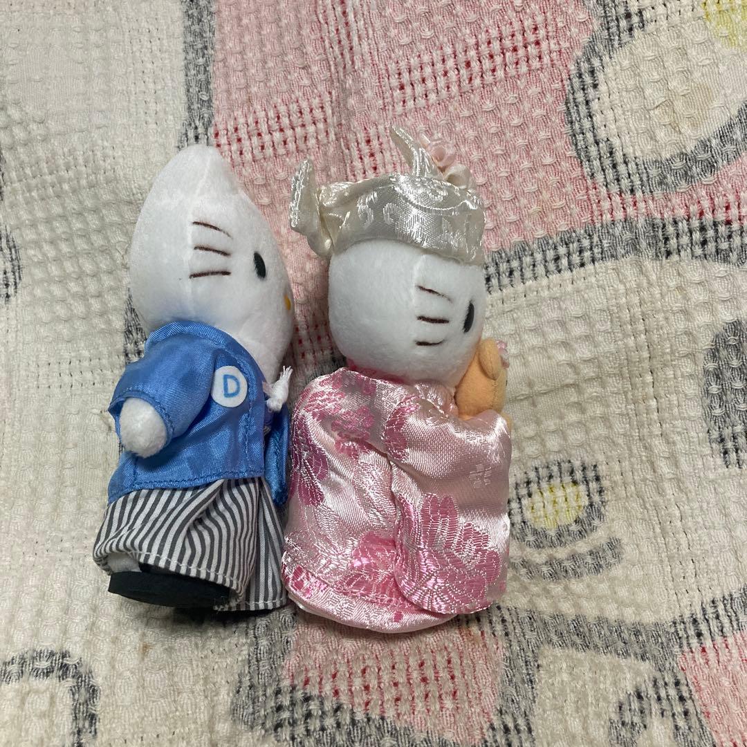 サンリオ　ハローキティ　ウチカケSセット 2002年　ウエディングドール