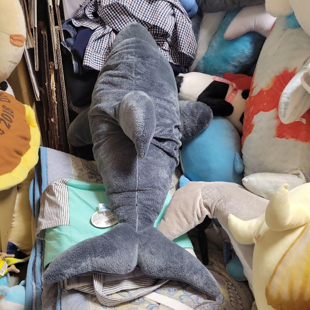 イルカぬいぐるみグレー