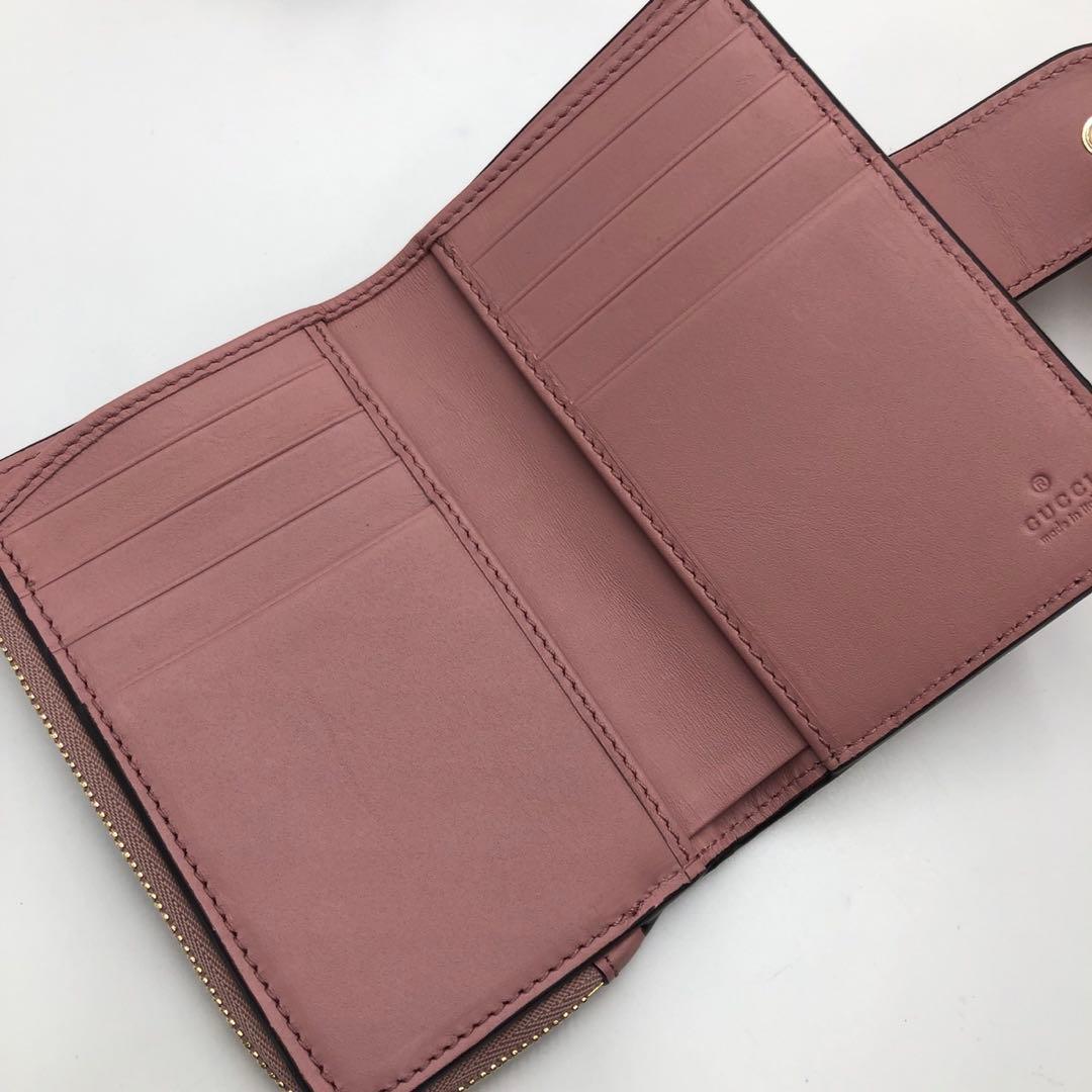 ［未使用］グッチ　パイソン　バンブー　ミディアムウォレット　739498