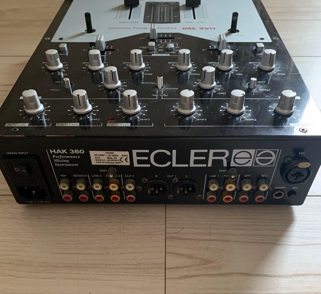 ECLER HAK 360】希少 DJミキサー｜希少 バトルDJミキサー ECLER HAK
