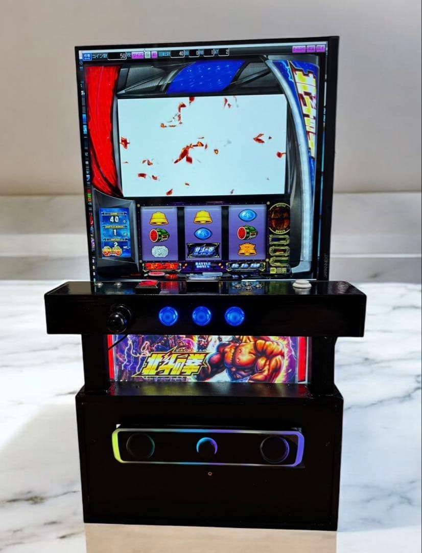 新商品 自作パチスロ台一体型コントローラー サミタ完全対応 家