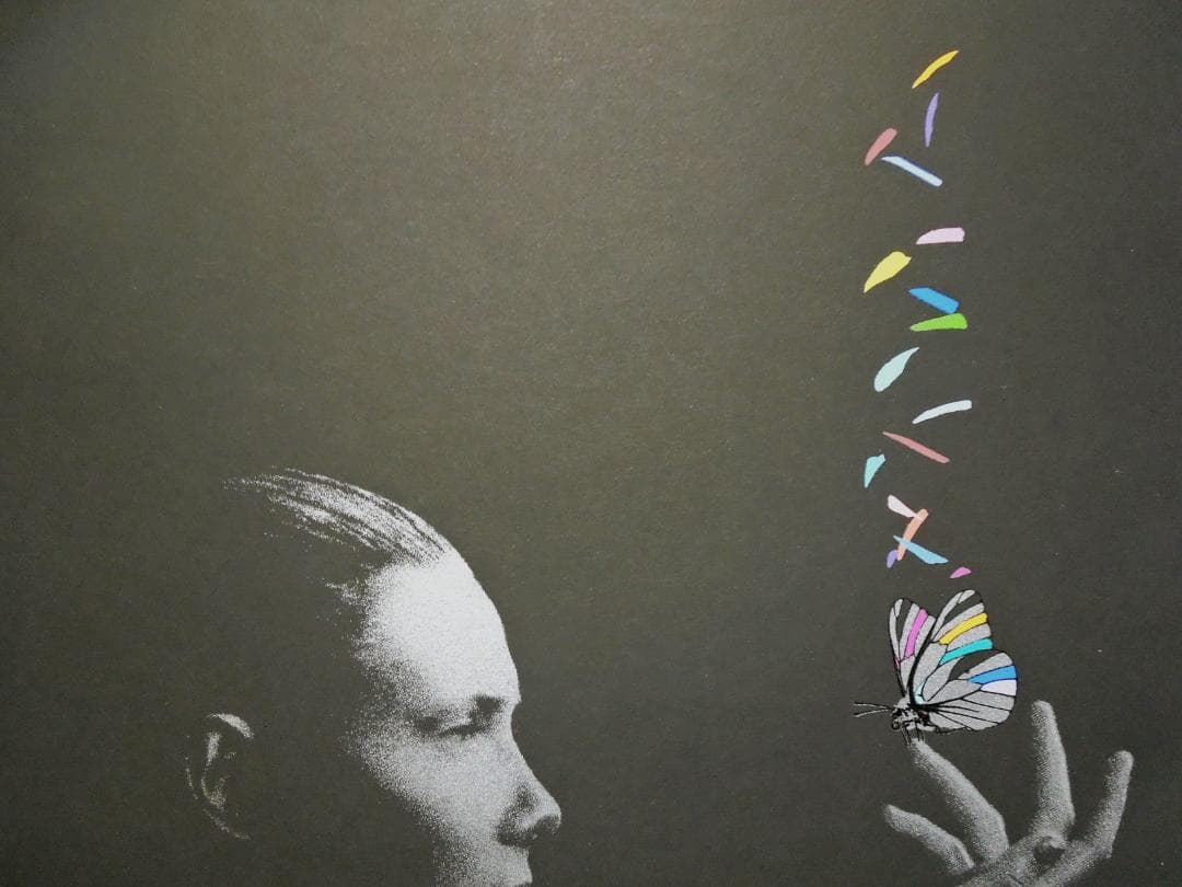 レア 真作 John Doe 直筆サイン 村上隆 banksy kyne COA