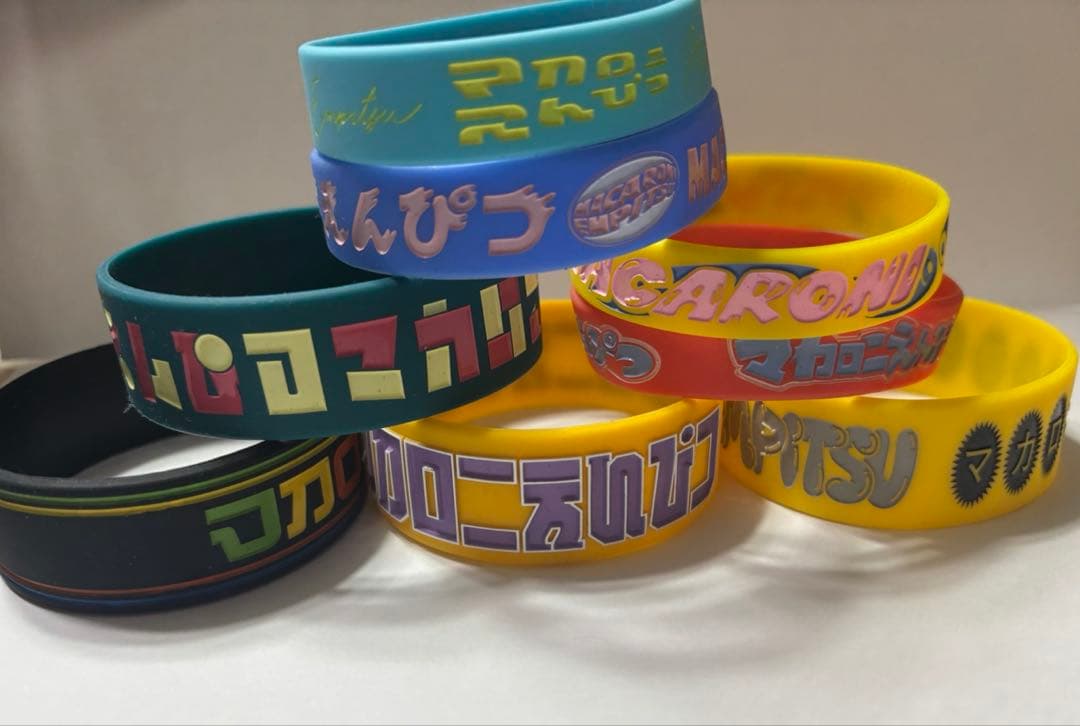 マカロニえんぴつ ラバーバンド 8本セット ラババン レア - メルカリ