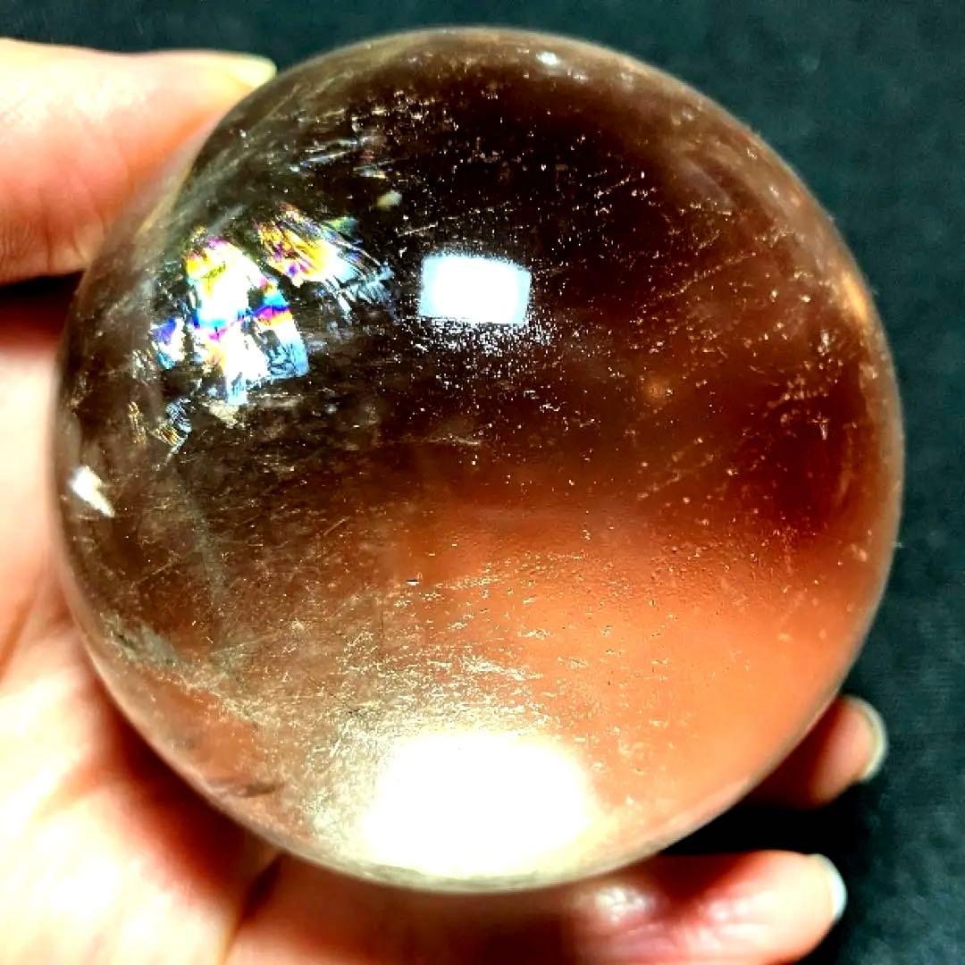 超大玉　67mm 満点星ヘアルチルクォーツ　丸玉　スフィア　パワーストーン ゴールドルチルクォーツ丸玉/スフィア - 埼玉県吉川市の天然石専門店