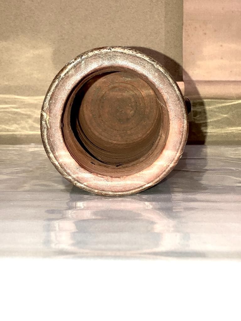 備前花瓶3点 左・木村友敬、中・末石高仙、右・不明、箱無 無傷 在銘